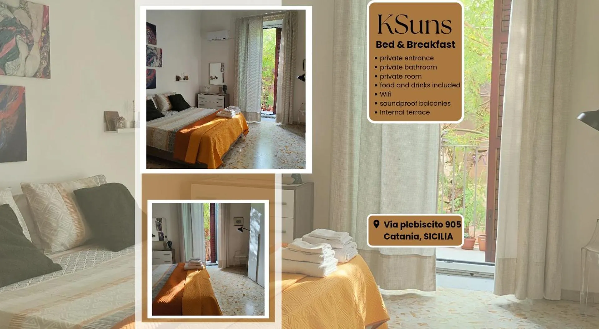 Ksuns Bed & Breakfast Catania Italy